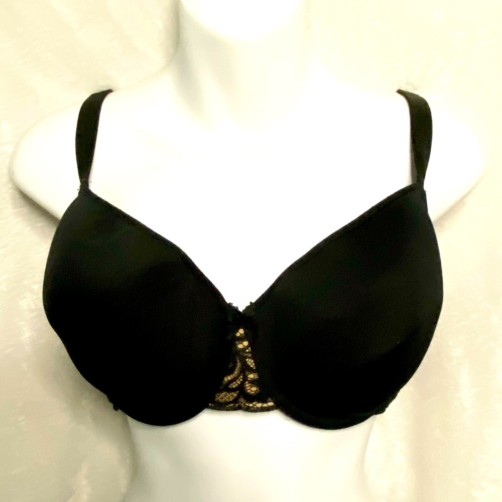 34G Black All Dressed Up t-shirt bra by Wacoal
